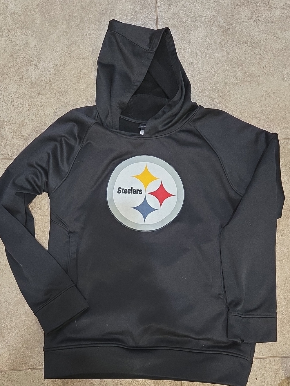 NFL Pittsburgh Steelers Black Hoodie with Team Logo